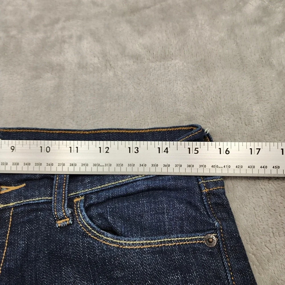 Old Navy Jeans‎ Womens 6 Blue The Sweetheart Mid Rise Skinny Stretch Denim